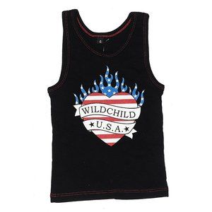 Wild Child Black Tank Top Size 4
